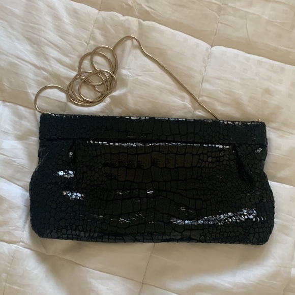 Kate Spade black clutch crossbody with chain new - Picture 6 of 6